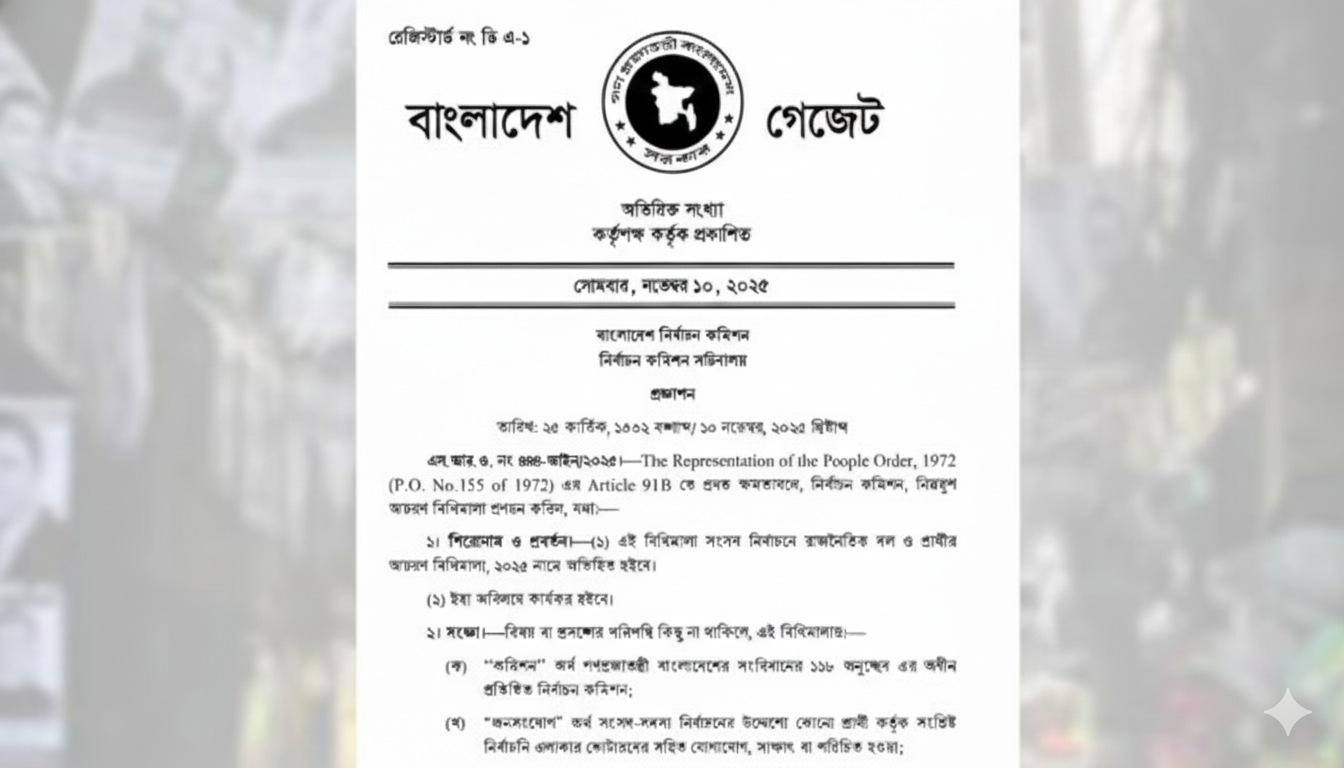 পোস্টার নিষিদ্ধ: নির্বাচনী প্রচারে নতুন বিধিনিষেধ, প্রার্থীদের করণীয় ও সীমাবদ্ধতা