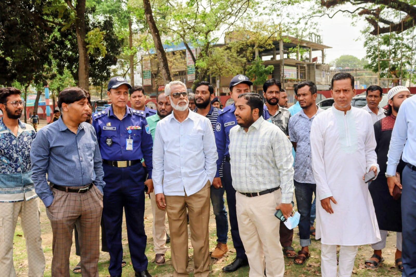 শোলাকিয়া ঈদগাহ মাঠ পরিদর্শনে সদর-১ আসনের মাননীয় সংসদ সদস্য মাজহারুল ইসলাম মাজহার